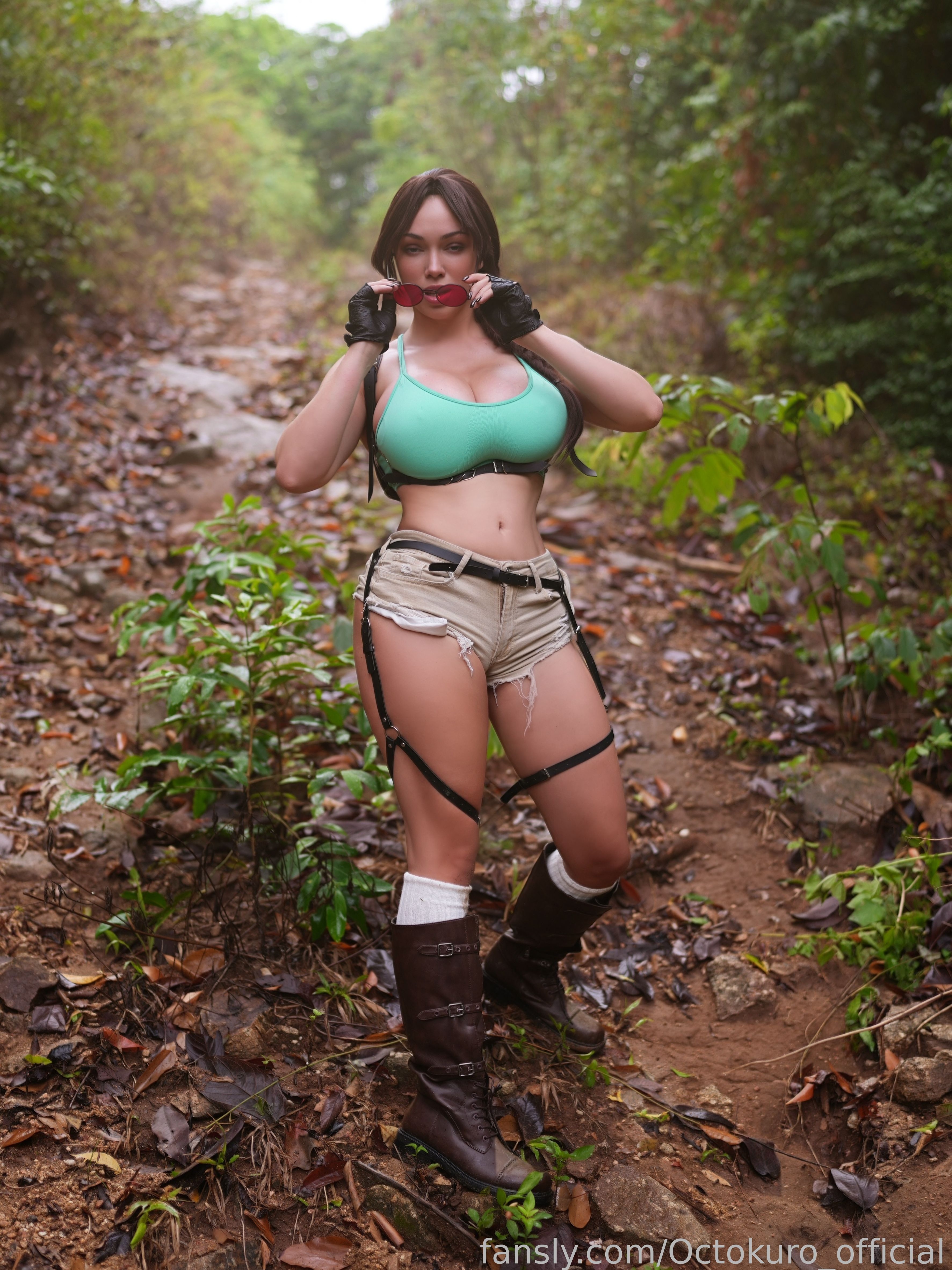 Octokuro Lara Croft Cosplay