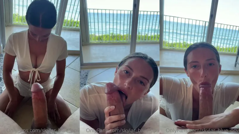 Skylar Blue Slow Passionate Blowjob Video