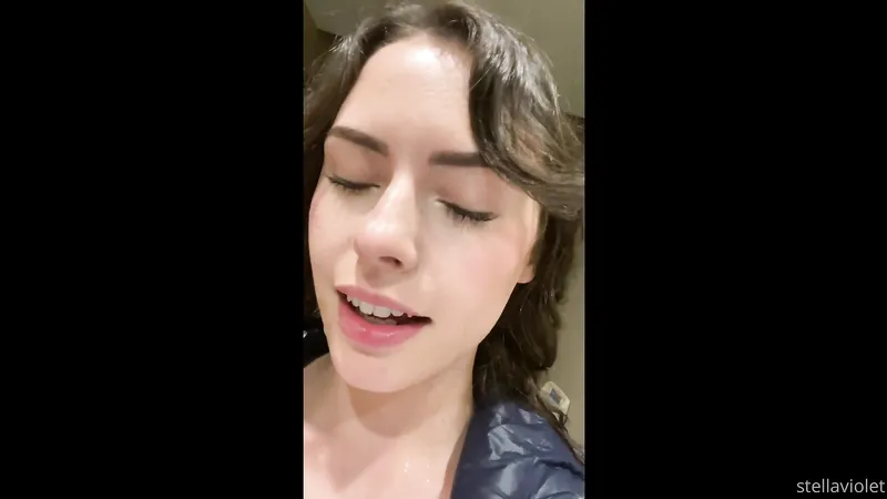 Amazing Quickie In Public Bathroom - Stella Violet