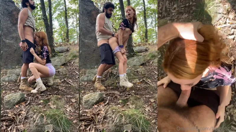Petite Zoey Luna Fucked Outdoor In The Woods