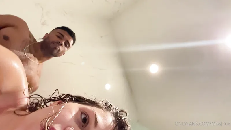 Curly MissJFux Fucked Hard In The Shower