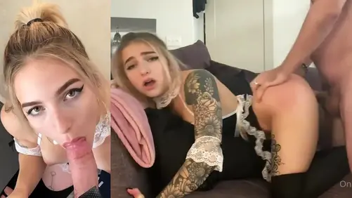 Horny Maid Ravengoeswild Fucked From Behind
