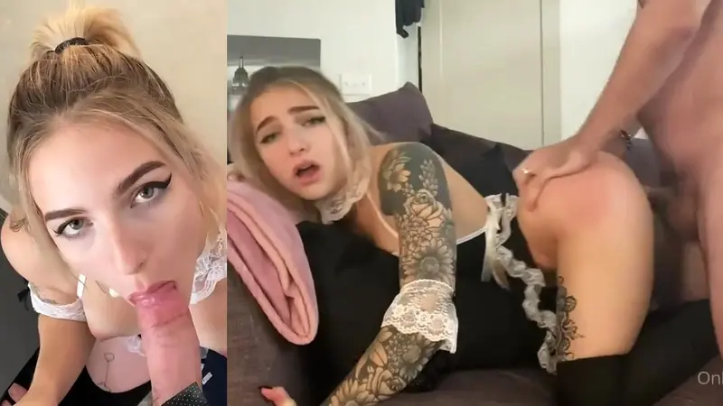 Horny Maid Ravengoeswild Fucked From Behind