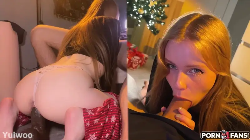 Step Sis Yuiwoo Wants Two Cocks For Christmas
