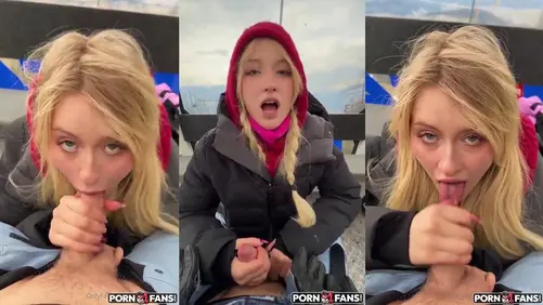 Lena Polanski Sucks Cock On Ski Trip