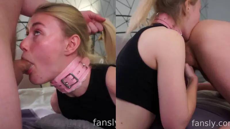 Submissive Princess-Rae BDSM Throatfuck And Rimjob