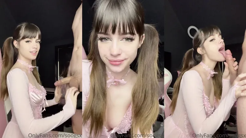 Pigtailed Princess Soogsx Blowjob Video