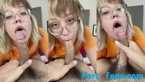 Busty Sabrina Nichole Blowjob Video With Glasses - Part 1