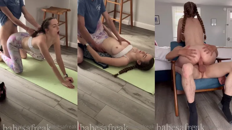 Step Sis Babesafreak Sex With Step Bro Instead of Yoga