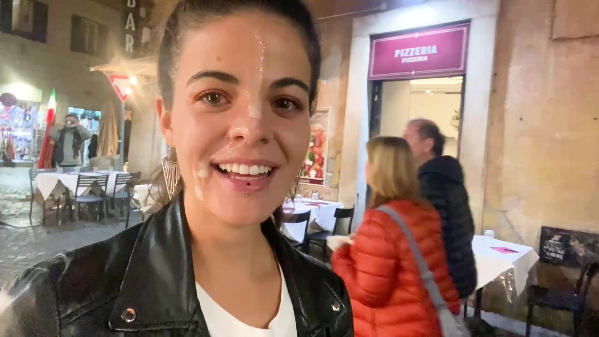 Banana Nomads Public Cum Walk In Rome | Porn4Fans