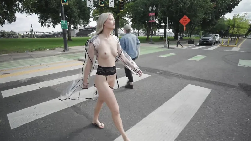 Kaylee Killion Public Nude Walk In The City