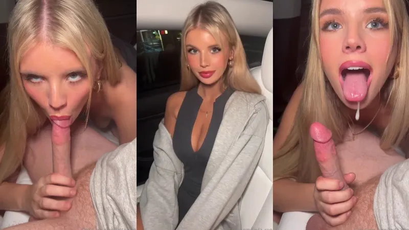 Lily Lanes Car Blowjob Video Leaked