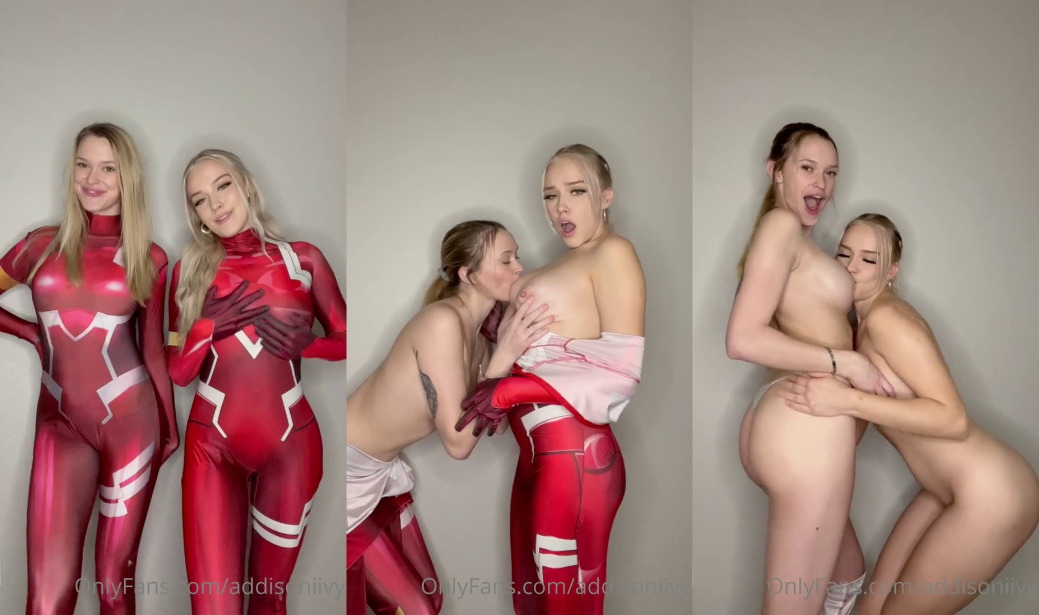 Lesbian Cosplay Hotties Addison Ivy and Ivybabyxox Leaked Video | Porn4Fans