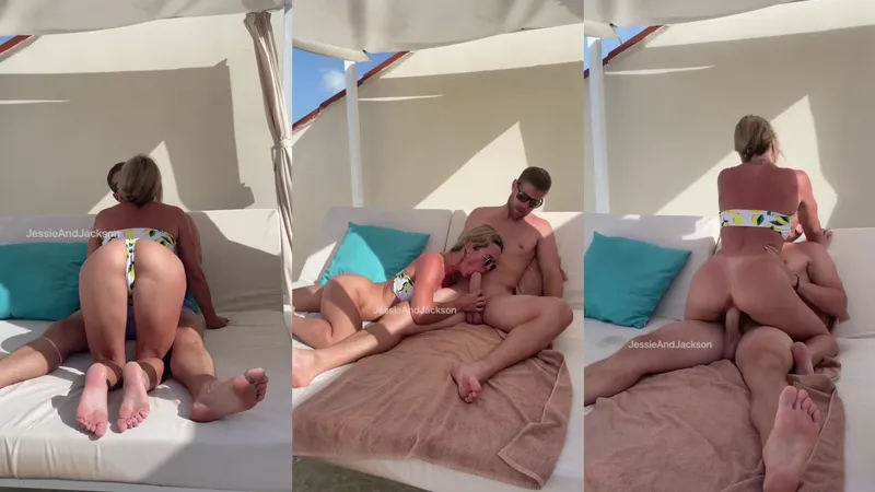 JessieAndJackson Sweaty Vacation Sex Tape Leaked - Part 1