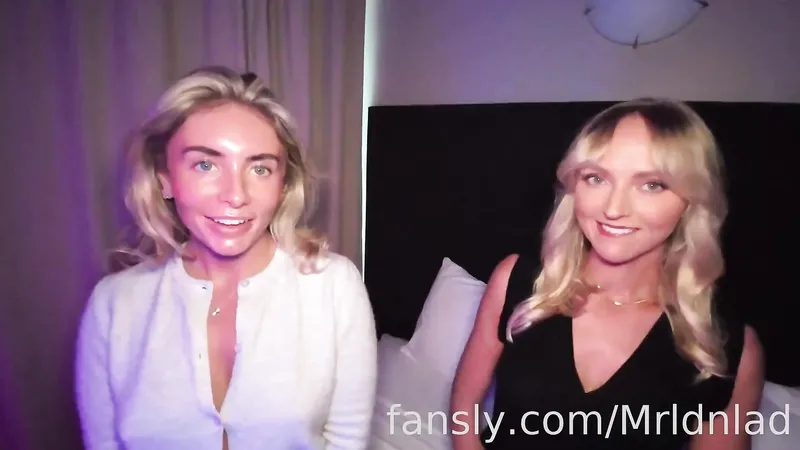 Hot Threesome Leaked With Blonde Babes Annie Kate and Bonnie Blue