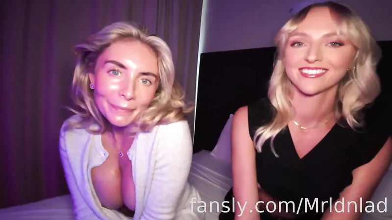 Hot Threesome Leaked With Blonde Babes Annie Kate and Bonnie Blue