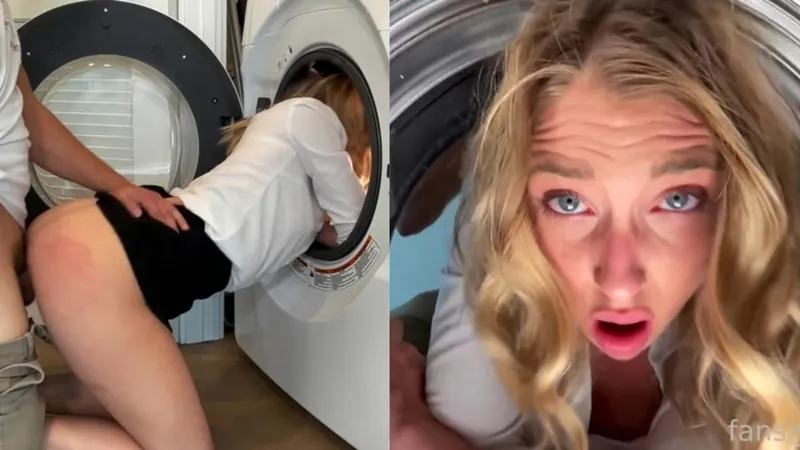 Assfucking My Hot Realtor itsmecat Stuck In The Washing Machine