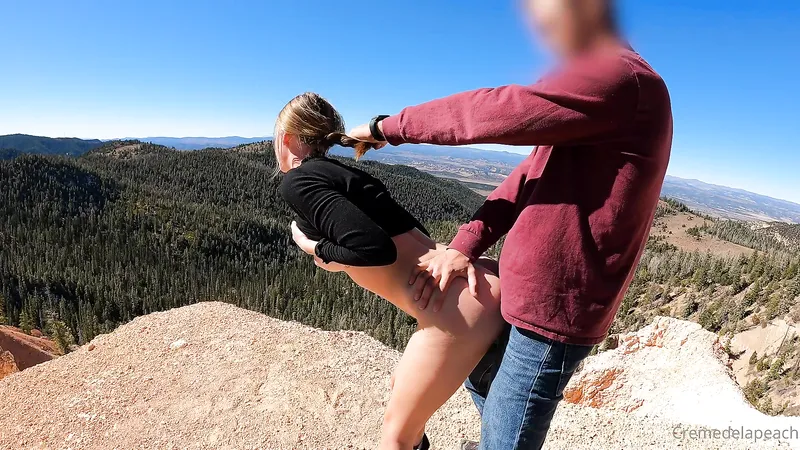 Cremedelapeach Fucked On A Mountain Top Porn Video Leaked