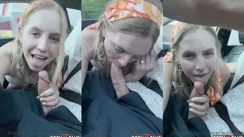 Violet Walker Car Blowjob Porn Video Leaked
