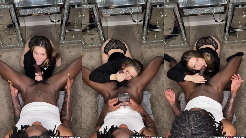 Sno Marie Gives Head On The Bathroom Floor