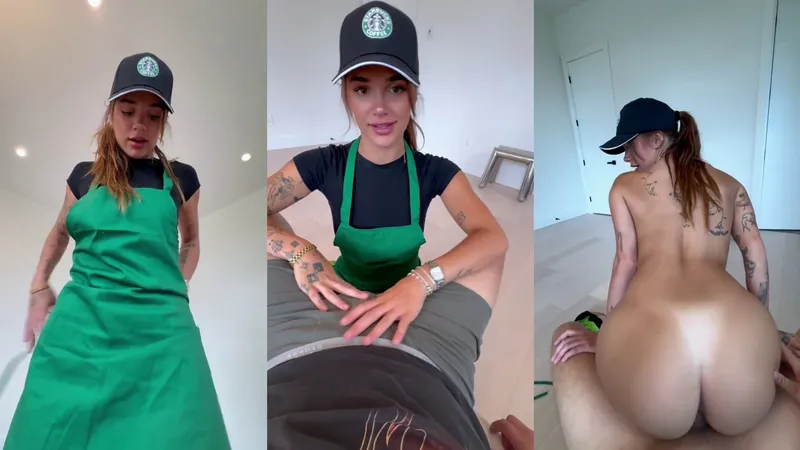 Hot Starbucks Barista Arikytsya Wants To Get Fucked