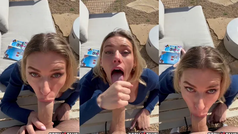 Wildhalli Outdoor Blowjob And Throatfuck