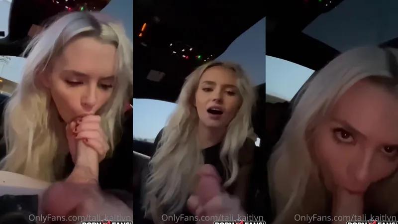 Tali_Kaitlyn Moaning Car Blowjob Video