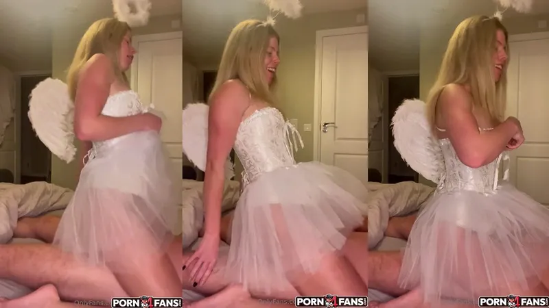 Joinersamanthax Rides Cock In Her Angel Costume