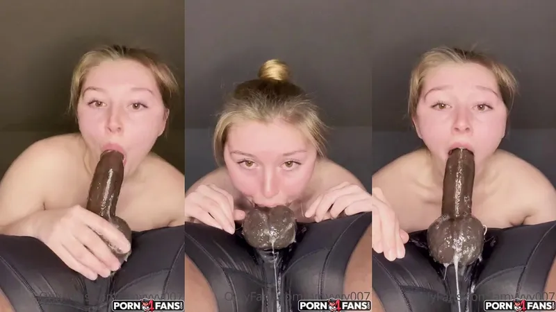 Amyyyy007 Gives A Messy Slurpy Deepthroat In 69